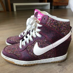 Nike Dunk Sky High Sneaker Wedges Size 6